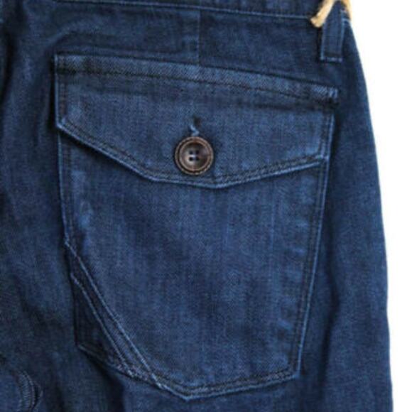 Anlo Mercer Denim Pacific Wide Leg Blue Jeans TR7010 Size 25 ~ Hippie Casual - Picture 6 of 8